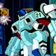 This robot is also excited.